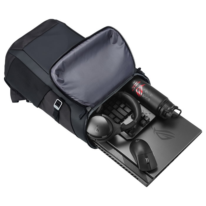 ASUS ROG Ranger BP2701 Mochila Gaming 43.2 cm (17") para Portátil, 22 Litros, Poliéster Negro - Estampado ROG