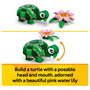 LEGO Creator Tortuga con Flor de Nenúfar 3 en 1, 124 piezas