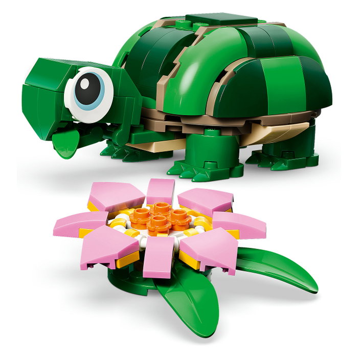 LEGO Creator Tortuga con Flor de Nenúfar 3 en 1, 124 piezas LEGO Creator Tortuga con Flor de Nenúfar 3 en 1, 124 piezas