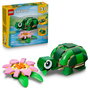 LEGO Creator Tortuga con Flor de Nenúfar 3 en 1, 124 piezas