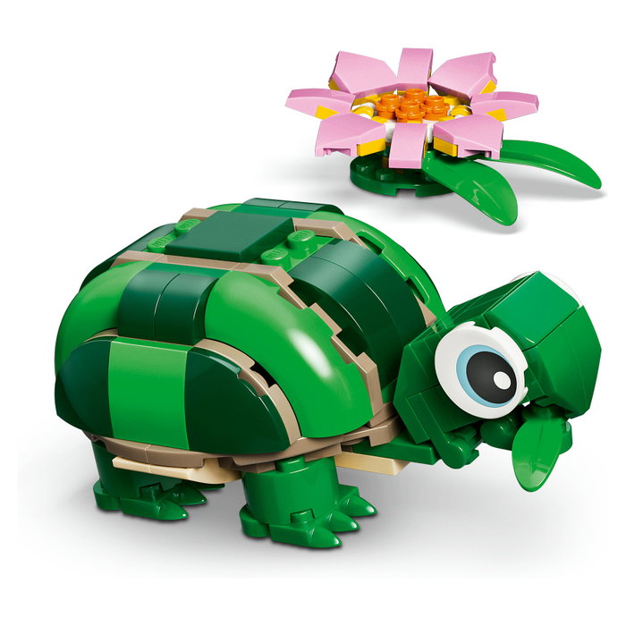 LEGO Creator Tortuga con Flor de Nenúfar 3 en 1, 124 piezas LEGO Creator Tortuga con Flor de Nenúfar 3 en 1, 124 piezas
