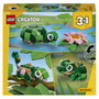 LEGO Creator Tortuga con Flor de Nenúfar 3 en 1, 124 piezas