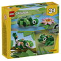 LEGO Creator Tortuga con Flor de Nenúfar 3 en 1, 124 piezas