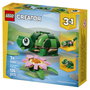 LEGO Creator Tortuga con Flor de Nenúfar 3 en 1, 124 piezas