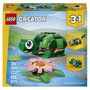 LEGO Creator Tortuga con Flor de Nenúfar 3 en 1, 124 piezas