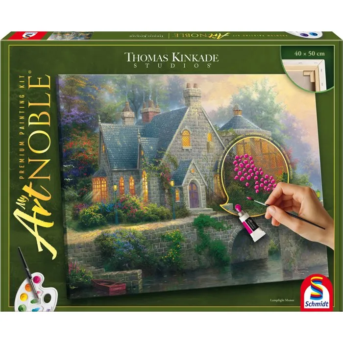 Schmidt Spiele My Art Noble Kit de pintura premium Mansión iluminada para mayores de 12 años Schmidt Spiele My Art Noble Kit de pintura premium Mansión iluminada para mayores de 12 años