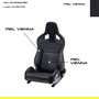 Recaro Asiento Deportivo Sportster CS - Con Calefaccion, Piel Vienna Negro, Para Copiloto, Homologado TUV, Ref RC410102785