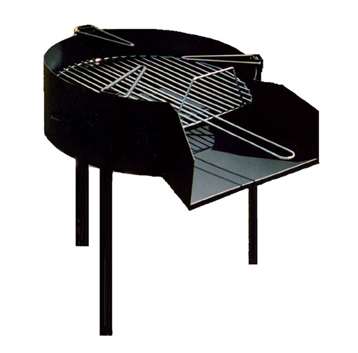 Barbacoa-paellero redondo modelo Kenia de 50 cm de diámetro Barbacoa-paellero redondo modelo Kenia de 50 cm de diámetro