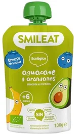 SMILEAT Pouch Aguacate Arandano 100 G Eco