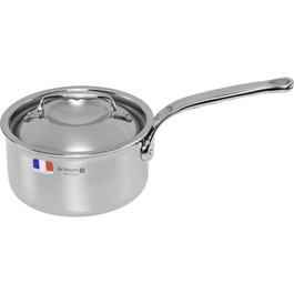 De Buyer Affinity Casserole de acero inoxidable con tapa, 16 cm