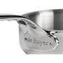 De Buyer Affinity Casserole de acero inoxidable con tapa, 16 cm