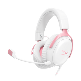 HyperX Auriculares Gaming Cloud III White-Pink 9W1Q4AA para PC PS5 PS4 Xbox Switch Móviles