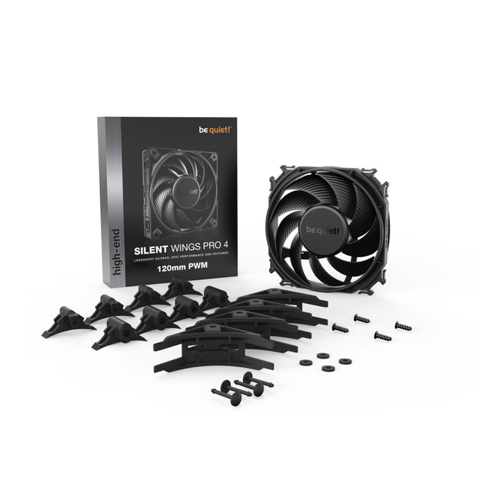 be quiet! SILENT WINGS PRO 4 120mm PWM Negro BL098
