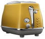 Delonghi Icona Capitals Tostadora 2 rebanadas Amarillo
