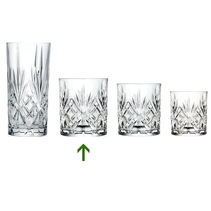 Rcr Cristalleria IT Vaso Cristal Eco 310 Ml Mm Melodia (6 Unidades) h.94 mm; d.82 cm