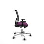 PIQUERAS Y CRESPO Silla de oficina Yunquera Morado y Negro