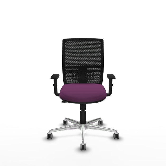 PIQUERAS Y CRESPO Silla de oficina Yunquera Morado y Negro