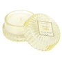 Home Deco Factory Vela en Tarro de Cristal Tallado