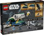 LEGO Star Wars 75433 Nave Estelar de Jango Fett con 3 minifiguras, 707 piezas inevitablemente detallada de El Ataque de los Clones