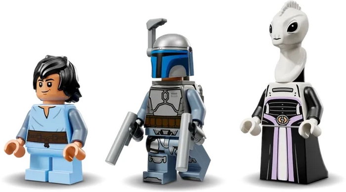 LEGO Star Wars 75433 Nave Estelar de Jango Fett con 3 minifiguras, 707 piezas inevitablemente detallada de El Ataque de los Clones LEGO Star Wars 75433 Nave Estelar de Jango Fett con 3 minifiguras, 707 piezas inevitablemente detallada de El Ataque de los Clones