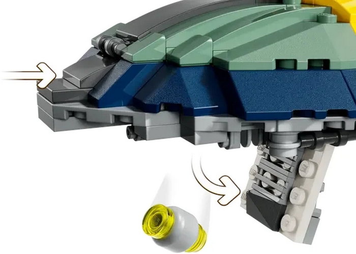 LEGO Star Wars 75433 Nave Estelar de Jango Fett con 3 minifiguras, 707 piezas inevitablemente detallada de El Ataque de los Clones LEGO Star Wars 75433 Nave Estelar de Jango Fett con 3 minifiguras, 707 piezas inevitablemente detallada de El Ataque de los Clones
