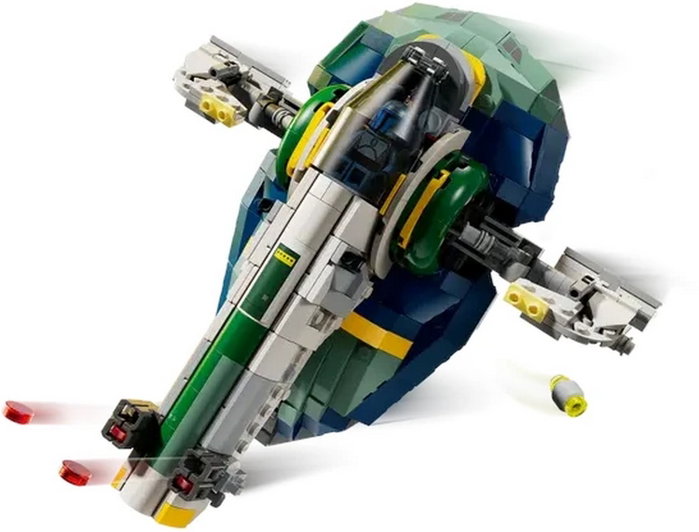 LEGO Star Wars 75433 Nave Estelar de Jango Fett con 3 minifiguras, 707 piezas inevitablemente detallada de El Ataque de los Clones LEGO Star Wars 75433 Nave Estelar de Jango Fett con 3 minifiguras, 707 piezas inevitablemente detallada de El Ataque de los Clones