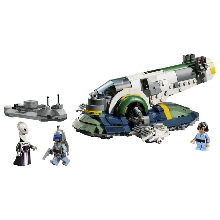 LEGO Star Wars 75433 Nave Estelar de Jango Fett con 3 minifiguras, 707 piezas inevitablemente detallada de El Ataque de los Clones LEGO Star Wars 75433 Nave Estelar de Jango Fett con 3 minifiguras, 707 piezas inevitablemente detallada de El Ataque de los Clones