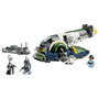 LEGO Star Wars 75433 Nave Estelar de Jango Fett con 3 minifiguras, 707 piezas inevitablemente detallada de El Ataque de los Clones
