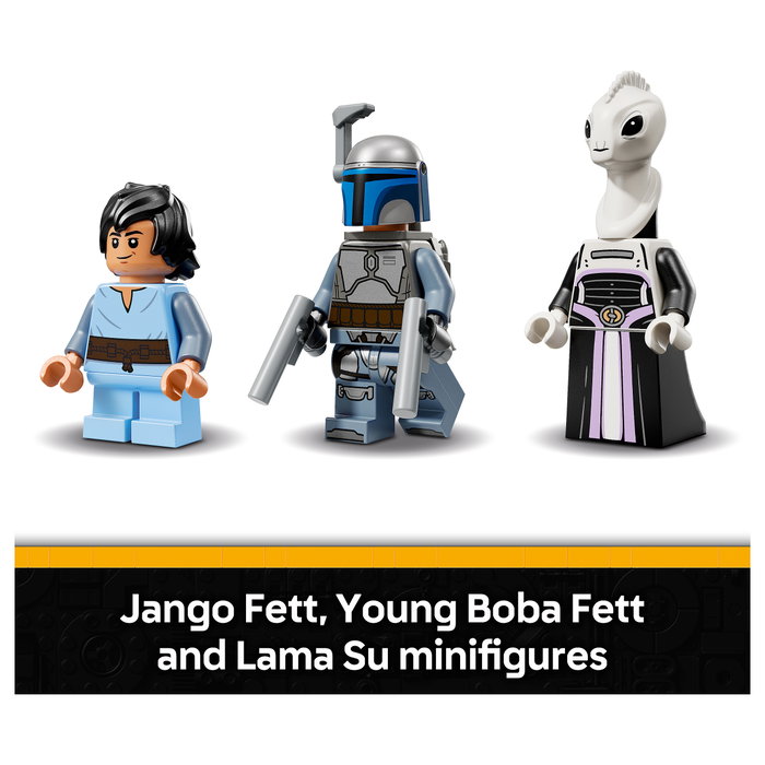 LEGO Star Wars 75433 Nave Estelar de Jango Fett con 3 minifiguras, 707 piezas inevitablemente detallada de El Ataque de los Clones LEGO Star Wars 75433 Nave Estelar de Jango Fett con 3 minifiguras, 707 piezas inevitablemente detallada de El Ataque de los Clones