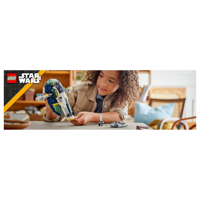 LEGO Star Wars 75433 Nave Estelar de Jango Fett con 3 minifiguras, 707 piezas inevitablemente detallada de El Ataque de los Clones LEGO Star Wars 75433 Nave Estelar de Jango Fett con 3 minifiguras, 707 piezas inevitablemente detallada de El Ataque de los Clones