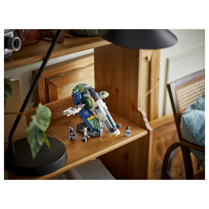 LEGO Star Wars 75433 Nave Estelar de Jango Fett con 3 minifiguras, 707 piezas inevitablemente detallada de El Ataque de los Clones LEGO Star Wars 75433 Nave Estelar de Jango Fett con 3 minifiguras, 707 piezas inevitablemente detallada de El Ataque de los Clones