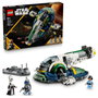 LEGO Star Wars 75433 Nave Estelar de Jango Fett con 3 minifiguras, 707 piezas inevitablemente detallada de El Ataque de los Clones