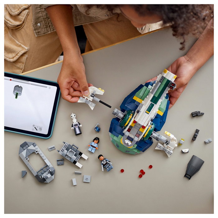 LEGO Star Wars 75433 Nave Estelar de Jango Fett con 3 minifiguras, 707 piezas inevitablemente detallada de El Ataque de los Clones LEGO Star Wars 75433 Nave Estelar de Jango Fett con 3 minifiguras, 707 piezas inevitablemente detallada de El Ataque de los Clones