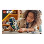 LEGO Star Wars 75433 Nave Estelar de Jango Fett con 3 minifiguras, 707 piezas inevitablemente detallada de El Ataque de los Clones