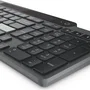 Lenovo Teclado Bluetooth Inalámbrico Autocargable Solar ES 172 - Español, Negro/Verde, 109 Teclas, Layout Completo, Conexión Multi-Dispositivo, Windows 10/11