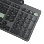 Lenovo Teclado Bluetooth Inalámbrico Autocargable Solar ES 172 - Español, Negro/Verde, 109 Teclas, Layout Completo, Conexión Multi-Dispositivo, Windows 10/11
