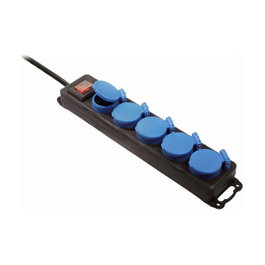 Bachmann Verteilersteckdose 5x CEE7/3 4,5m IP44