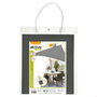 Aktive Garden Toldo de sombra triangular gris antracita 500x500x500 cm