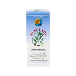 HERBOPLANET Ruscusol Gotas 50 ml - Complemento para Hemorroides y Problemas Venosos