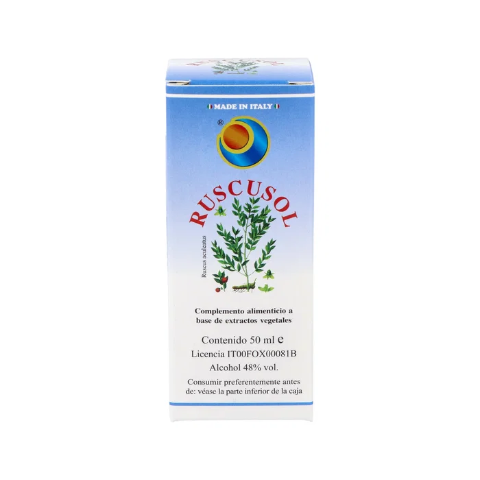 HERBOPLANET Ruscusol Gotas 50 ml - Complemento para Hemorroides y Problemas Venosos HERBOPLANET Ruscusol Gotas 50 ml - Complemento para Hemorroides y Problemas Venosos
