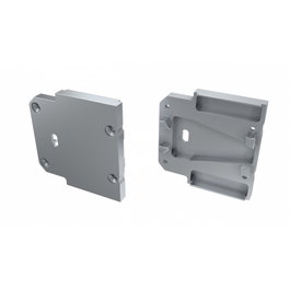Tapón Final Perfíl Tipo DOPIO - Aluminio - Blanco