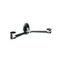 EQUIP Soporte para TV/DVD Plegable de Pared, Negro, Vidrio, Capacidad 8 kg, Dimensiones 240 x 280 mm