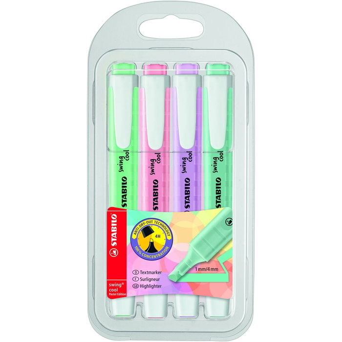 Stabilo Swing Cool Pastel Surtidos 4 Unidades