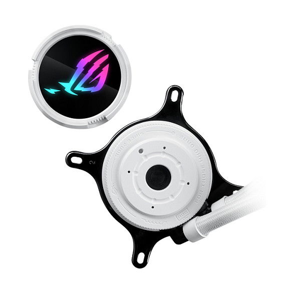 ASUS ROG Strix LC III 240 ARGB White Edition Kit Refrigeración Líquida 240mm Blanco Iluminación LED