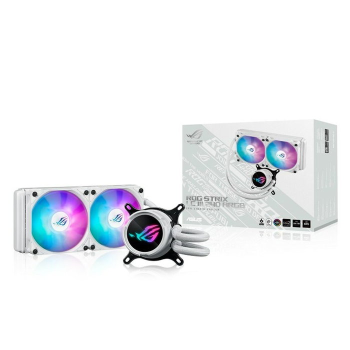 Asus ROG Strix LC III 240 ARGB White Edition Kit de refrigeración líquida Blanco Asus ROG Strix LC III 240 ARGB White Edition Kit de refrigeración líquida Blanco