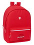 Mochila para Portátil y Tablet con Salida USB Sevilla Fútbol Club Rojo 31 x 44 x 18 cm