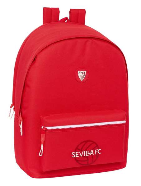 Mochila para Portátil y Tablet con Salida USB Sevilla Fútbol Club Rojo 31 x 44 x 18 cm