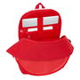 Mochila para Portátil y Tablet con Salida USB Sevilla Fútbol Club Rojo 31 x 44 x 18 cm