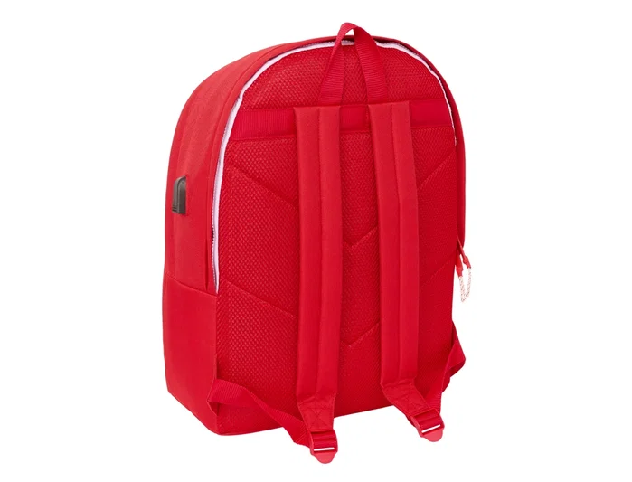 Safta Mochila Doble para Portátil 15,6'' con USB Sevilla FC Safta Mochila Doble para Portátil 15,6'' con USB Sevilla FC