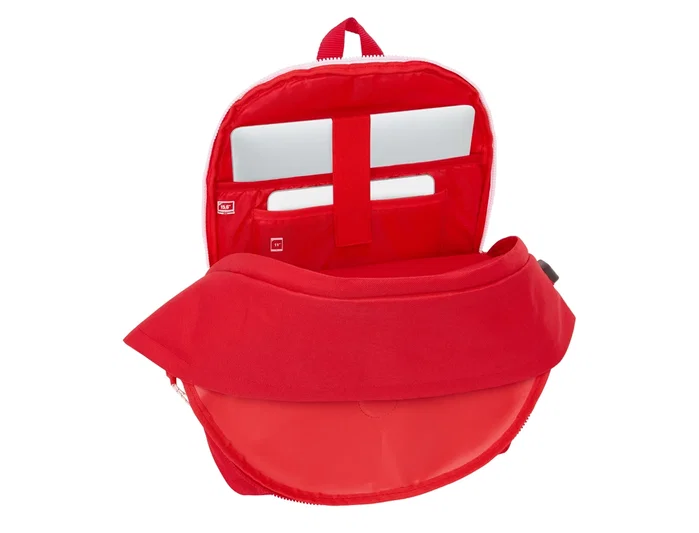 Safta Mochila Doble para Portátil 15,6'' con USB Sevilla FC Safta Mochila Doble para Portátil 15,6'' con USB Sevilla FC
